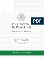 Programa Trabajo Transicion TDT PDF