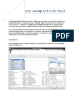 Fuzzy Lookup Add-In for Excel