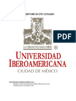 El Divorcio Incausado en México