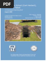 Download Dwr-y-Felin School Neath Port Talbot Archaeological Watching Brief by The Glamorgan-Gwent Archaeological Trust Ltd SN26278533 doc pdf
