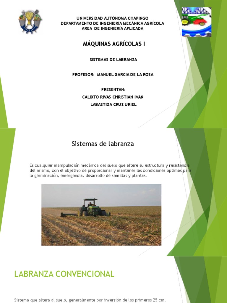 Labranza PDF Agricultura Materiales naturales