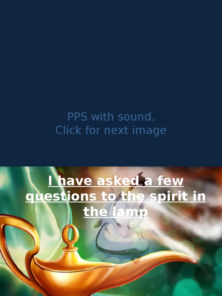 Wishes Granted by a Magical Spirit | PDF