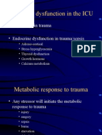 Endocrine dysfunction in the ICU: Physiology in trauma and metabolic response