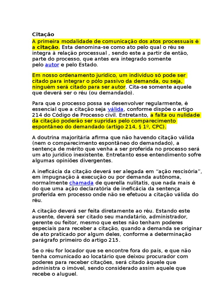 Como Fazer Citacao De Artigo Da Constituicao Federal