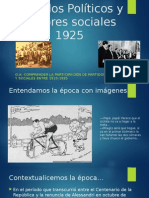 Partidos políticos y movimientos sociales en Chile entre 1910-1925