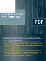 Constructores y Herencia