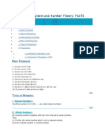 Number System and Number Theory