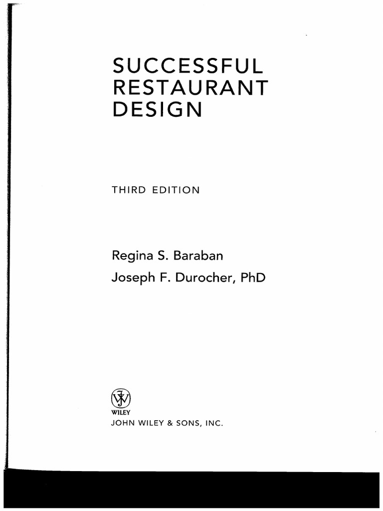 Successful Restaurant Design - Chapter 5 | PDF | Restaurant And Catering