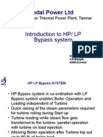 Introduction to HP/LP Bypass system at Jindal Power Ltd's OP Jindal Super Thermal Power Plant