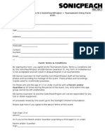 SPP Tournament Rego Form