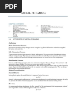 2.1 Overview of Metal Forming