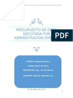 Primera Pracsgtica - Presupeusto Analitico