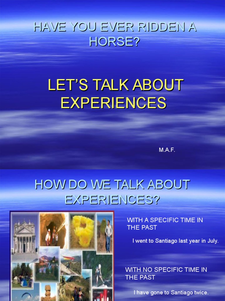 Have You Ever Ridden A Horse | PDF | Language Arts & Discipline