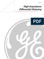 High Impedance Differential Relaying