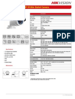 1.3MP IR Mini Bullet Camera: DS-2CD2010-I