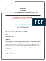 Assignment Program Bba Semester 6 Subject Code & Name Bb0029 Economic Reforms Process in India