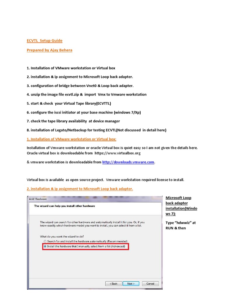 A Guide to Setting Up and Configuring an Emulated Virtual Tape Library