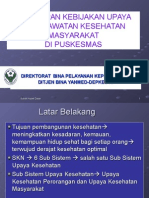 Penerapan Kebijakan Upaya Keperawatan Kesehatan Masyarakat Di Puskesmas