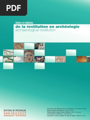 Livre Pdf Fr Restitution Archeologie Experience