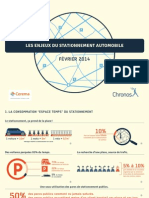 Les Enjeux Du Stationnement Automobile - Chronos & CEREMA - Février 2014