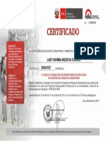 Certificado PREVAED