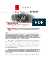 2nd Quarter 2015 Liksiyon 5 Tagalog Si Cristo Bilang Panginoon NG Sabbath