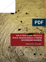 Livro Edufes Via A-Teia para Deus e A Ética Teleológica A Partir de Edmund Husserl