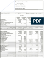 Treasurer Report 2007