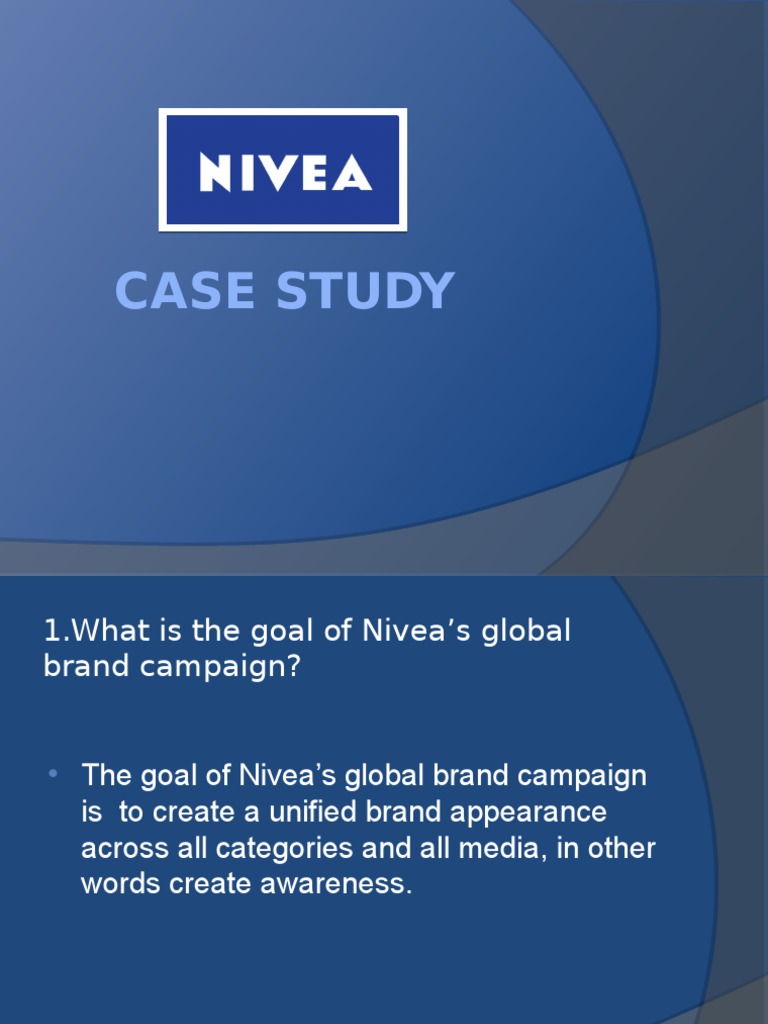 Nivea market segmentation case study image
