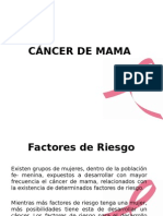 Cancer de Mama _ Factores de Riesgo Tema de Exposicion