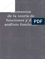 Elem de Teoria de Func y Analisis