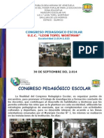 Congreso Pedagogico Escolar Topel