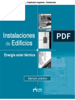 Instalaciones de Edificios. Energía Solar Térmica. Ejemplo Práctico