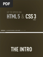 Up To Speed On: HTML 5