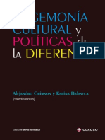 Hegemonía Cultural y Políticas de La Diferencia