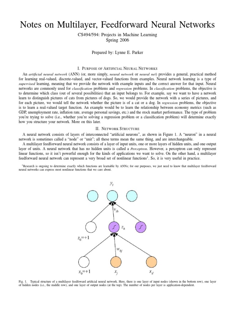 Neural Net Notes | PDF | Artificial Neural Network | Cybernetics