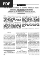 Anemia e Os Índices Hematimétricos