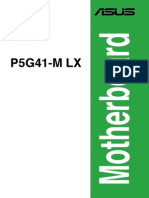 Manual Asus P5G41-M LX