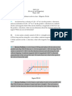 Ch29-PHYS 205-Problems To Solve in Class-Magnetic-Fields