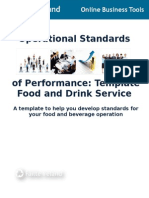 SOP Template Food and Drink Service OBT 08LTB OSP T1FDS 11-12-3
