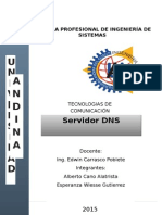 Configuración DNS Servidor
