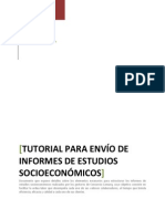 Tutorial para Envío de Informes de Estudios Socioeconómicos