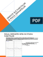Grafice Ale Functiilor Si Rolul Derivatelor