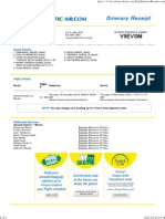 Plane Ticket Sample