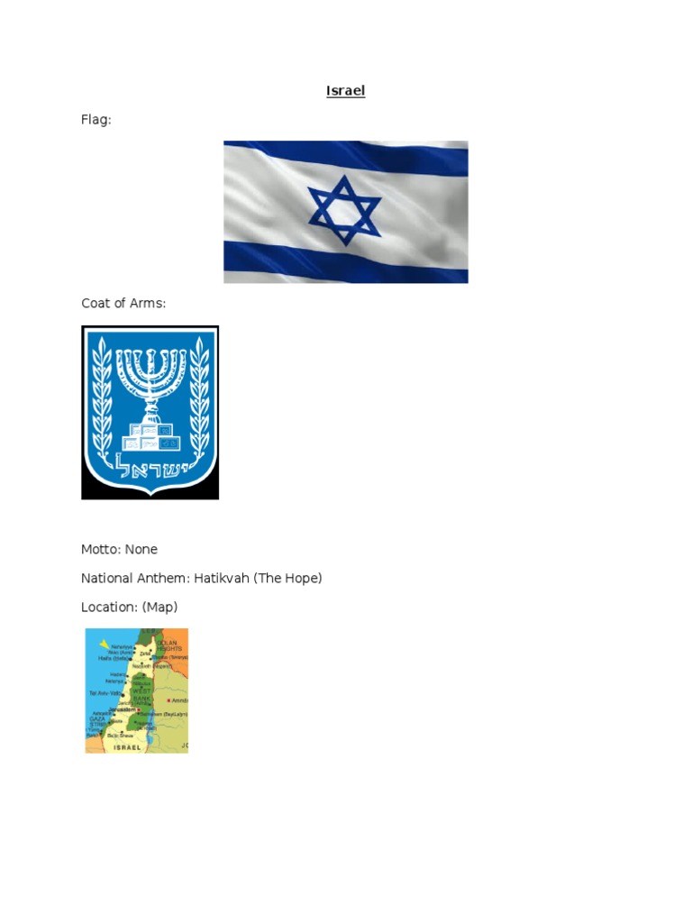 Israel: Government, Demographics, and Facts | PDF