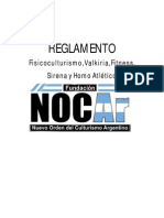 Reglamento Fisicoculturismo NOCAr PDF
