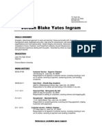 Jordan Blake Yates Ingram: Skills Summary