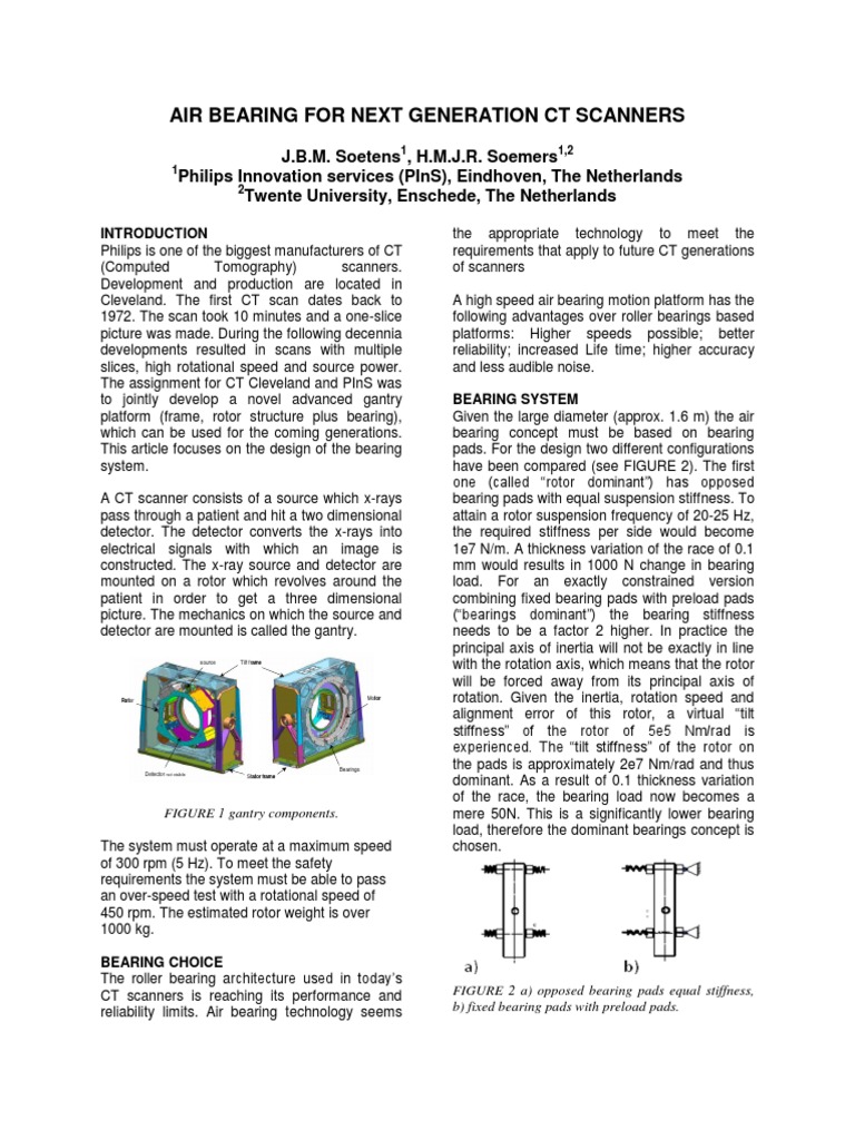 Air Bearing PDF Ct Scan Bearing (Mechanical)