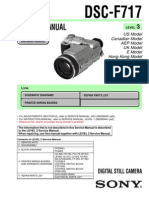 DSC-F717 Service Manual