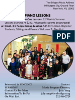 TBNC Music Flyer Summer Piano Lessons